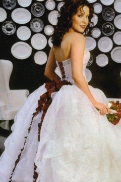 sophia bush en mariée